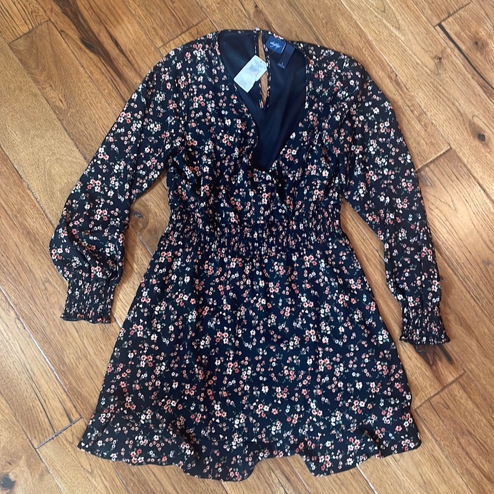 Floral long sleeve dress
